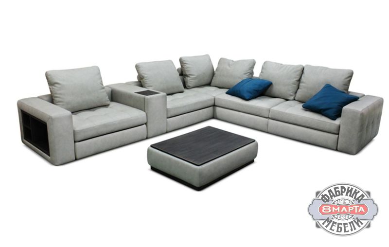угловой диван Стоун (сборка 4), вариант №1, фото 8 марта